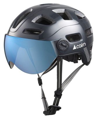 Helmet Cairn Quartz Visor LED USB Shiny / Shadow