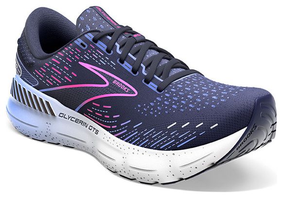 Brooks Glycerin GTS 20 Women's Running Shoes Blue Pink