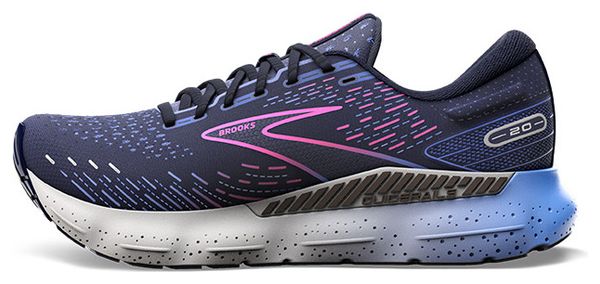 Brooks Glycerin GTS 20 Women's Running Shoes Blue Pink