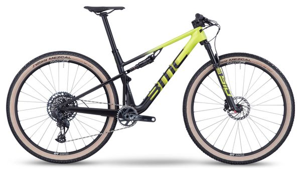 BMC Fourstroke 01 Dos MTB de suspensión total Sram GX Eagle AXS 12S 29'' Amarillo ácido Carbono Negro 2023