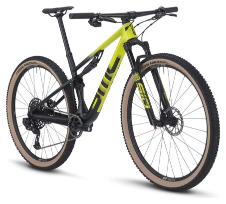 BMC Fourstroke 01 Dos MTB de suspensión total Sram GX Eagle AXS 12S 29'' Amarillo ácido Carbono Negro 2023