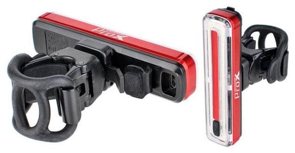 Feu arrière LED rouge pour vélo rechargeable par USB 60 lm