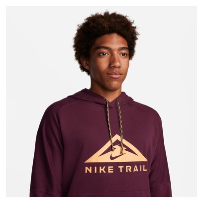 Nike Dri-Fit Trail Magic Hour Hoodie Rojo Amarillo