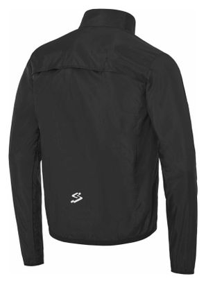 Chaqueta cortavientos unisex Spiuk Anatomic Negra