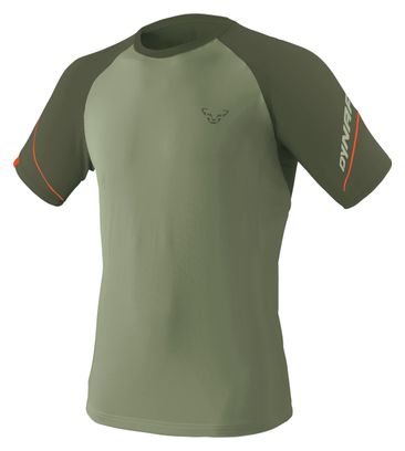 Camiseta de manga corta Dynafit Alpine Pro caqui para hombre