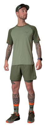 Men's Dynafit Alpine Pro Khaki short-sleeve jersey