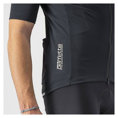 Wiederaufgearbeitetes Produkt - Castelli Perfetto RoS Wind Kurzarmtrikot Schwarz