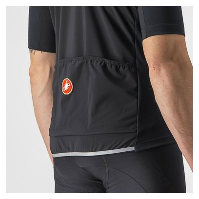 Wiederaufgearbeitetes Produkt - Castelli Perfetto RoS Wind Kurzarmtrikot Schwarz