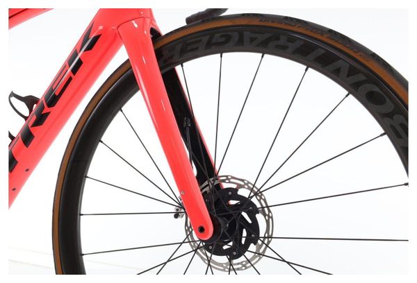 Produit reconditionné · Trek Domane SLR Carbone AXS 12V · Rouge / Vélo de route / Trek | Très bon état