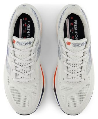 Chaussures Running New Balance Fresh Foam X 1080 v14 Blanc/Bleu/Rouge Homme