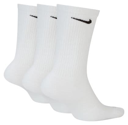 Nike Everyday Plus Cushioned White Socks (3 pairs)