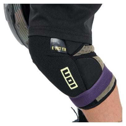 ION K-Pact MTB kneepads BlackBrown Kids