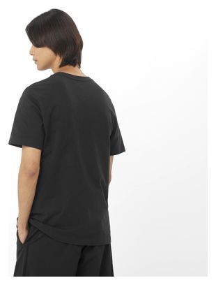 T-shirt manches courtes Salomon Logo Noir Homme