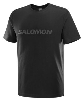 T-shirt manches courtes Salomon Logo Noir Homme