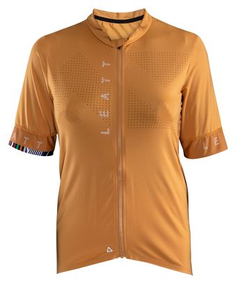 Leatt Endurance 5.0 Damestrui met korte mouwen Oranje