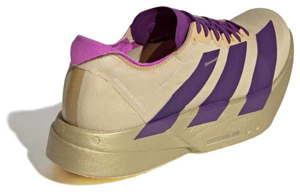 Laufschuhe adidas Adizero Adios Pro 4 Gold/Violett Herren