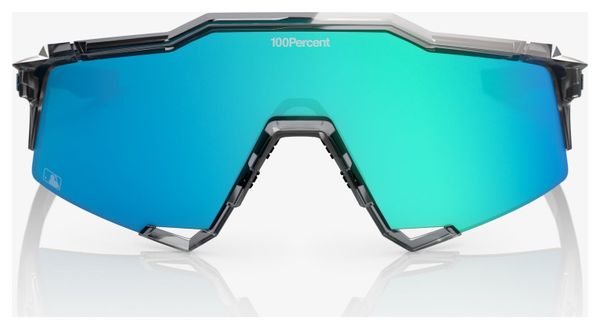 100% Speedcraft MLB Authentic Polished Translucent Gray Blue Topaz Mirrored Sunglasses