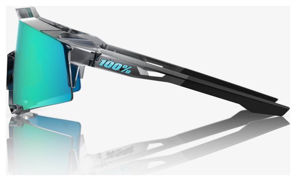 100% Speedcraft MLB Authentic Polished Translucent Gray Blue Topaz Mirrored Sunglasses