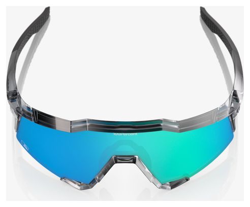 100% Speedcraft MLB Authentic Polished Translucent Gray Blue Topaz Mirrored Sunglasses