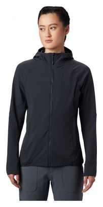 Giacca Softshell da donna con cerniera intera Chockstone Mountain Hardwear grigia