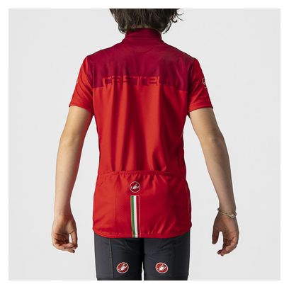 Castelli Neo Prologo Kindertrikot Rot