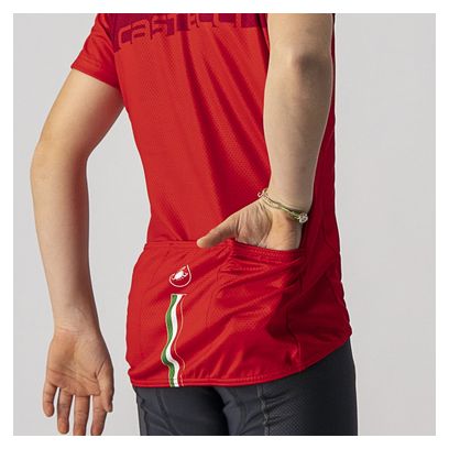 Castelli Neo Prologo Kindertrikot Rot