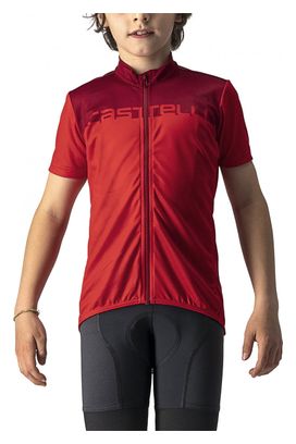 Castelli Neo Prologo Kindertrikot Rot