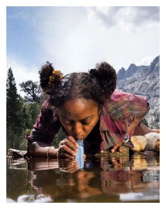 LifeStraw Personal Peak Series Blue Filter Straw