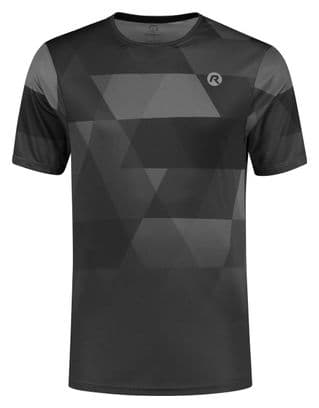 T-Shirt De Sport Manches Courtes Rogelli Geometric - Homme - Turquoise