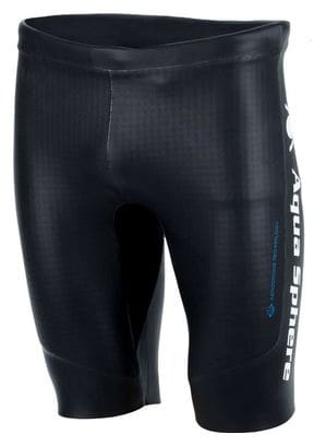 Pantalón Corto Aquasphere Aquaskin V2 Negro para Aguas Abiertas