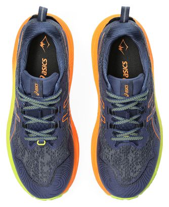 Asics Trailrunning-Schuhe Trabuco Max 2 Blau Gelb Orange Herren