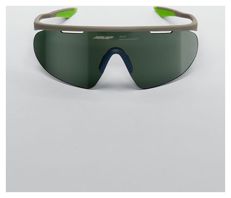 Maap Oracle Sunglasses, Beige/Green