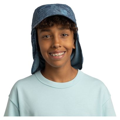 Buff Sahara Kinderpet Blauw