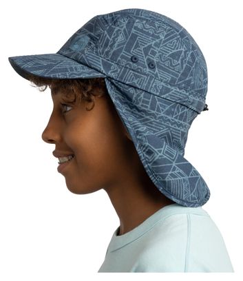 Buff Sahara Kinderpet Blauw