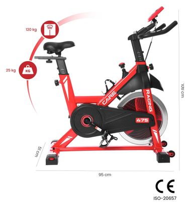 Vélo de Biking - CARE - racing 470-475 Rouge