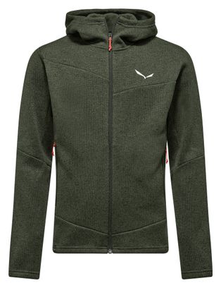 Salewa Puez Rocca Hoody Men's Green Fleece