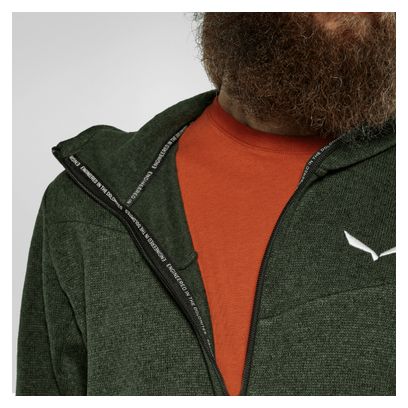 Salewa Puez Rocca Hoody Men's Green Fleece