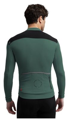 Maillot vélo thermique homme Cyclisme SRX M4 Volta Vert Armée