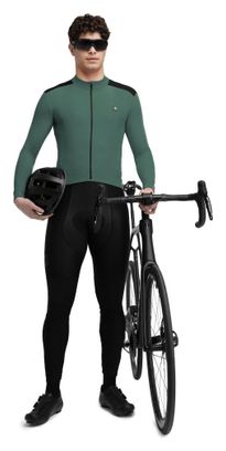 Maillot vélo thermique homme Cyclisme SRX M4 Volta Vert Armée