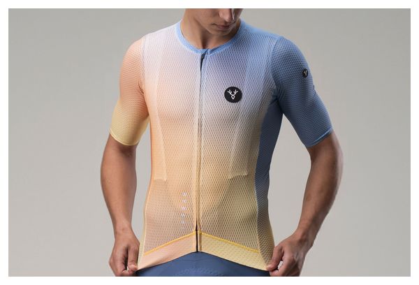 LeBram Izoard Ultralight Short Sleeves Jersey Yellow Blue