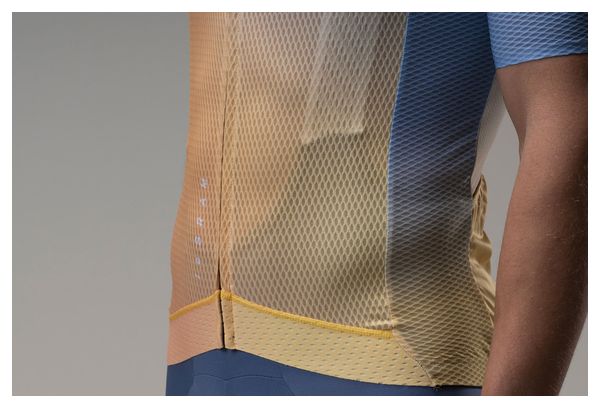 LeBram Izoard Ultralight Short Sleeves Jersey Yellow Blue