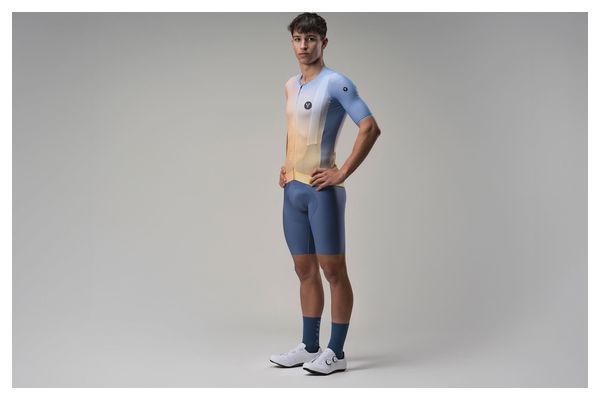 LeBram Izoard Ultralight Short Sleeves Jersey Yellow Blue