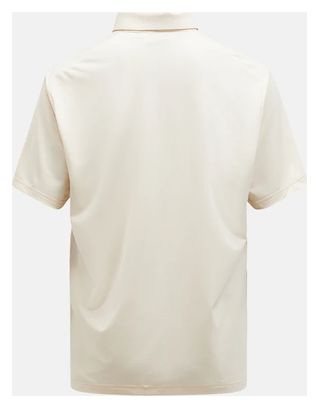 Peak Performance Pocket Short Sleeve Polo Beige