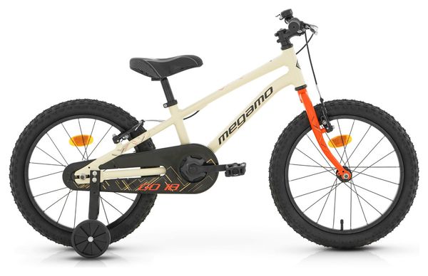 Megamo 18" GO Beige 2026 bicicleta de montaña para niños
