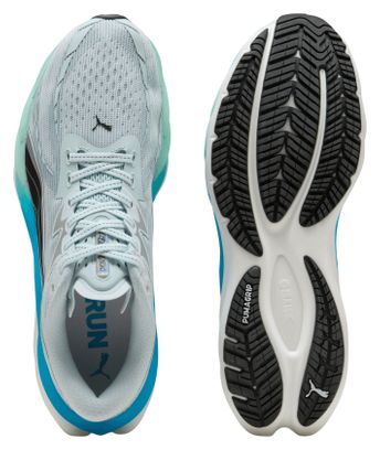Chaussures Running Puma Velocity Nitro 4 Bleu/Vert Homme