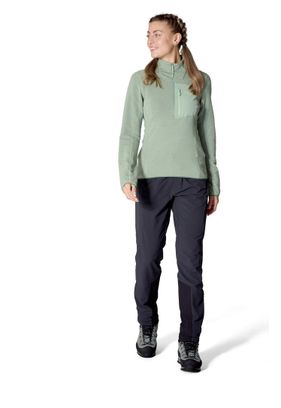 RAB Ascendor Light 1/2 Zip Pile Donna Verde