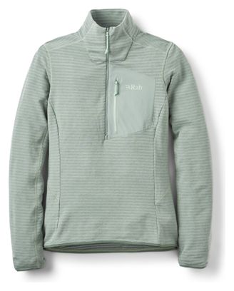 RAB Ascendor Light 1/2 Zip Pile Donna Verde