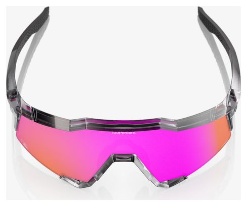 100% Speedcraft MLB Authentic Polished Translucent Gray Vital Pink Mirrored Sunglasses