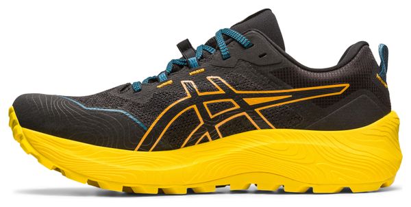 Zapatillas Asics Gel Trabuco 11 Negro Azul Amarillo Trail Running