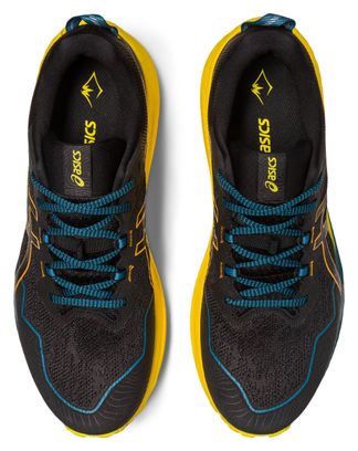 Chaussures de Trail Running Asics Gel Trabuco 11 Noir Bleu Jaune